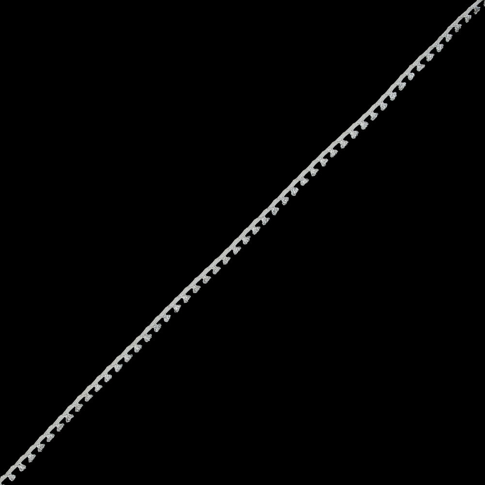 White Loop Braided Trim - 0.25"
