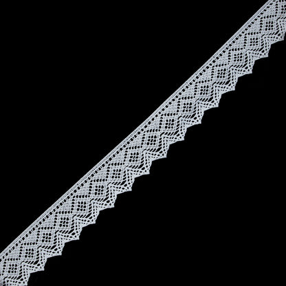 White Crochet Lace Trim - 1.75"