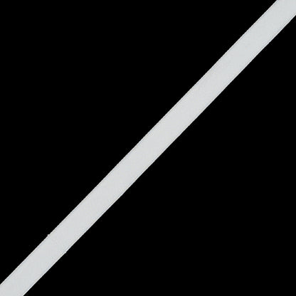 Ivory Single Face Silk Satin Ribbon - 0.5" Detail