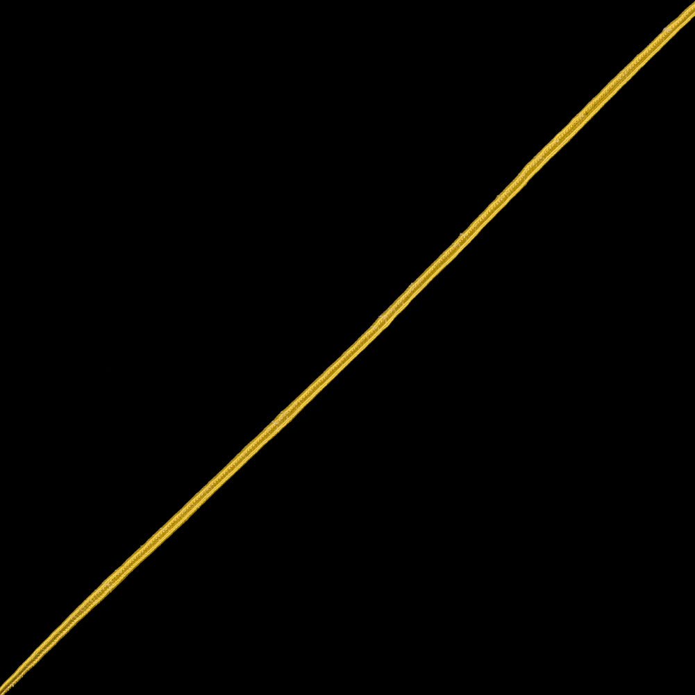Canary Yellow Flat Braid Trim - 0.0625" Detail