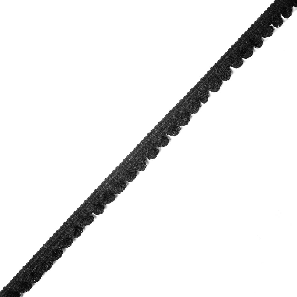 Large Black Pom Pom Trim - 0.75"