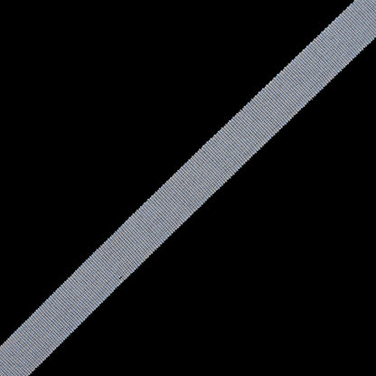 Black, Gray and White Petersham Grosgrain Ribbon - 0.625" Detail
