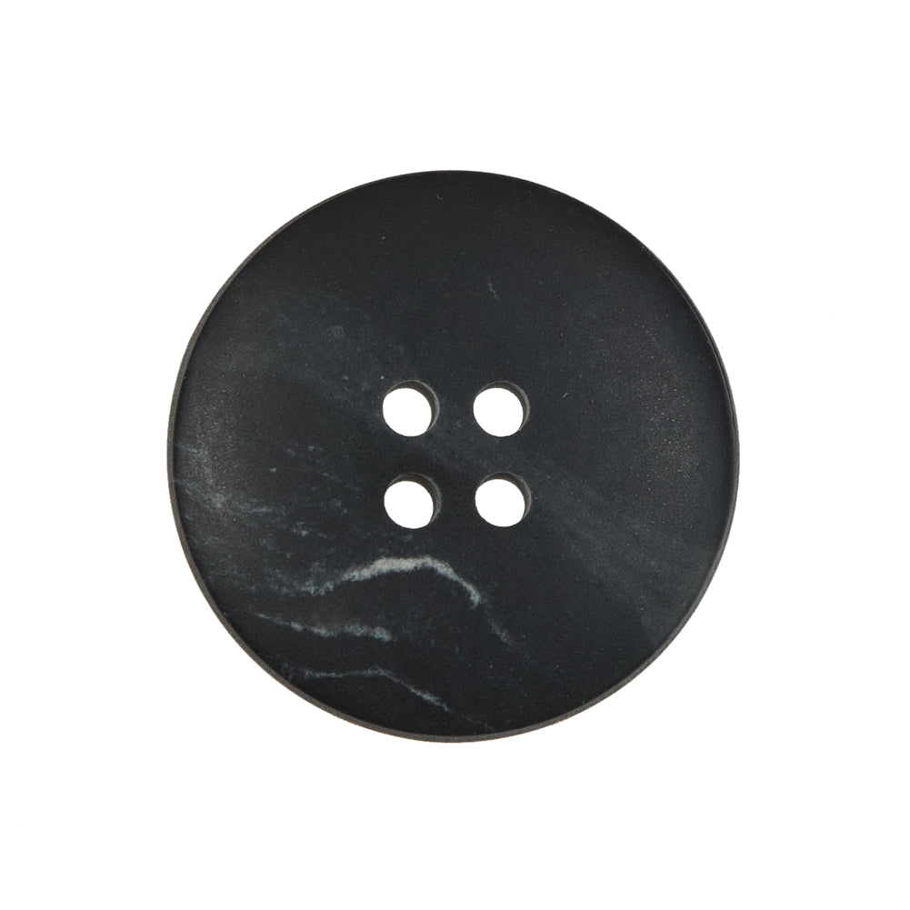 Gray Plastic 4-Hole Button - 40L/25.5mm Detail