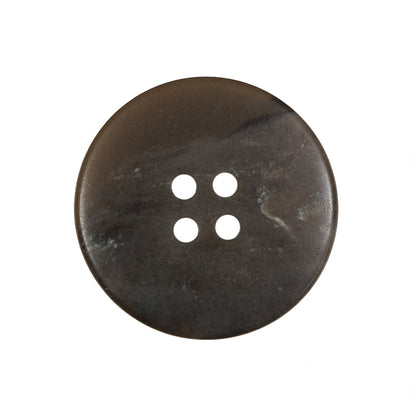 Brown Plastic 4-Hole Button - 40L/25.5mm Detail