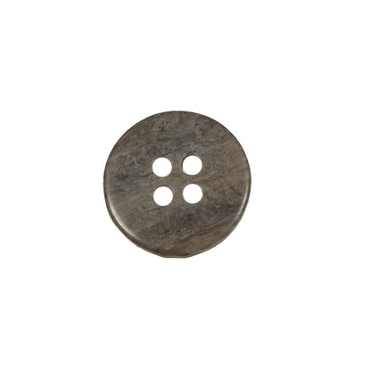 Brown Plastic 4-Hole Button - 24L/15mm Detail
