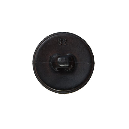 Brown Faux Leather Shank Back Button - 32L/20mm Detail