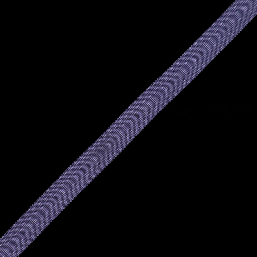 Purple Moire Petersham Grosgrain Ribbon - 0.625" Detail