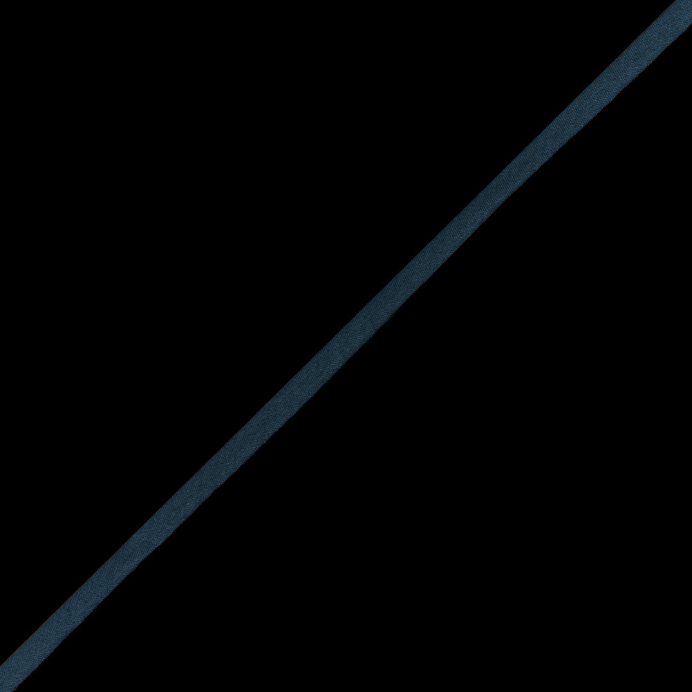 Teal Bias Cut Flat Spaghetti Cord - 0.25" Detail