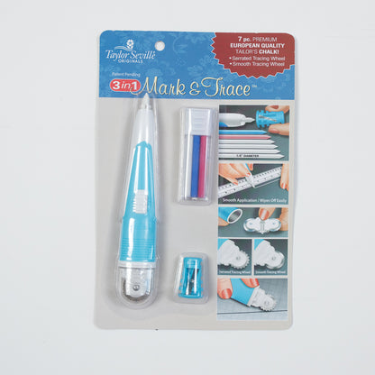3-in-1 Mark & Trace Chalk - 7 Piece Detail