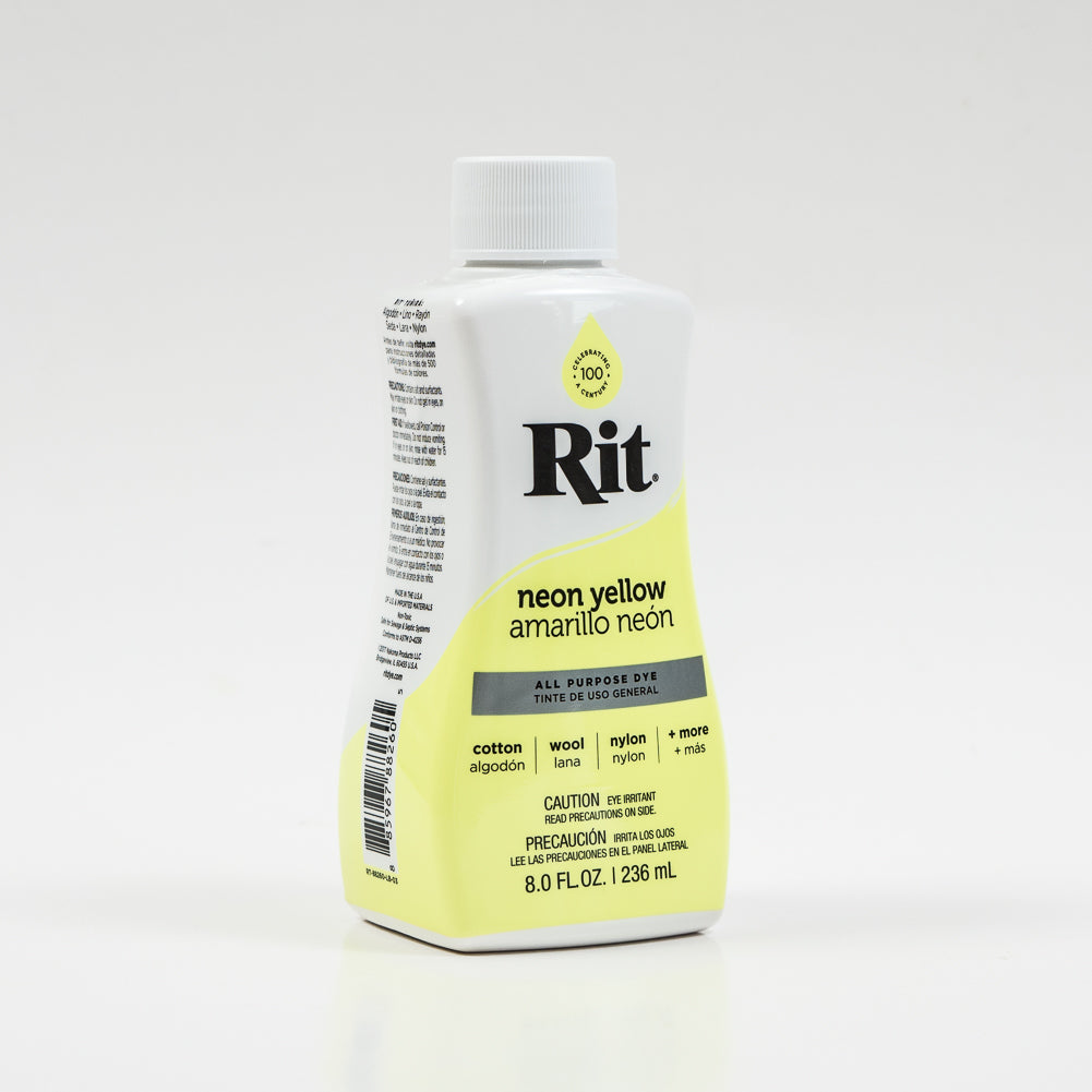 Rit All-Purpose Liquid Fabric Dye - Neon Yellow - 8oz Bottle