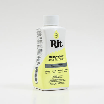 Rit All-Purpose Liquid Fabric Dye - Neon Yellow - 8oz Bottle