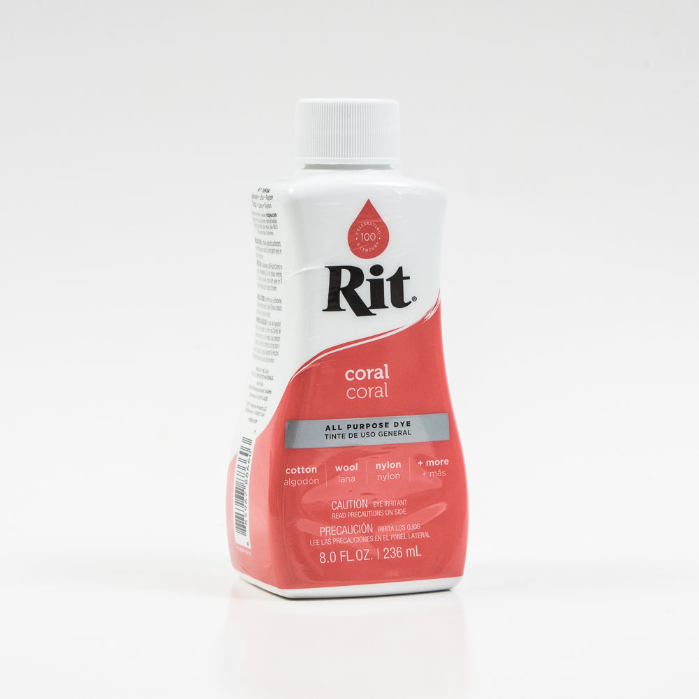Rit All-Purpose Liquid Fabric Dye - Coral - 8oz Bottle