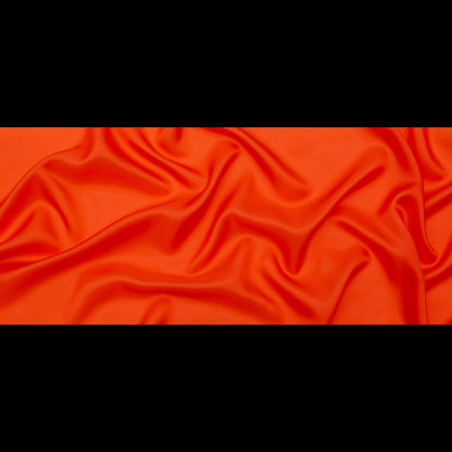 Lucidum Flame Orange Bemberg Lining - Folded