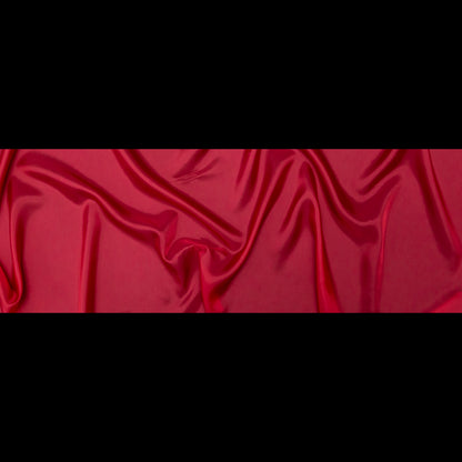 Bemberg Lining - Raspberry - Lucidum Collection Folded