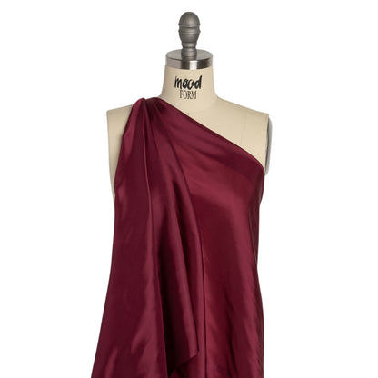 Bemberg Lining - Red Plum - Lucidum Collection Detail