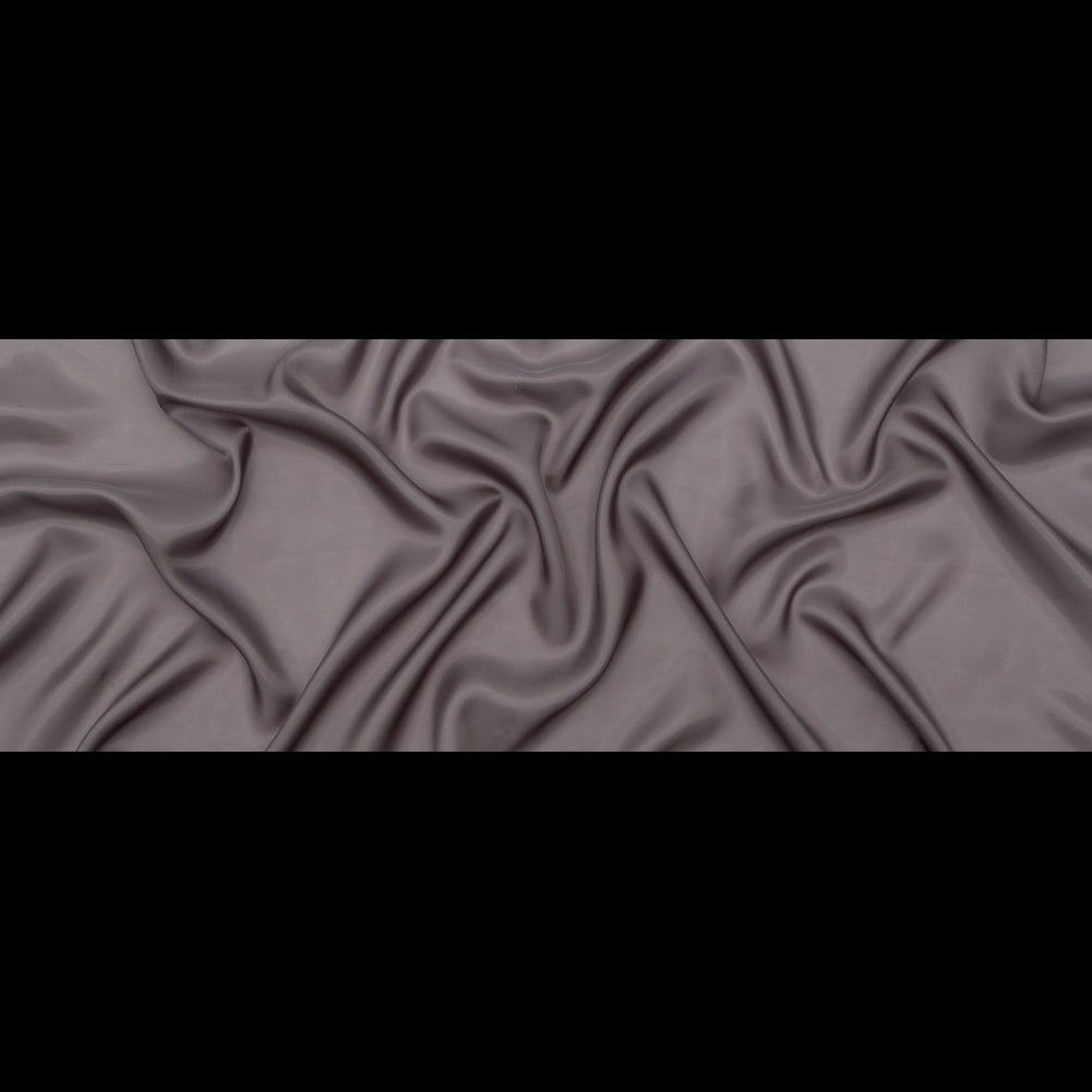 Lucidum Steel Gray Bemberg Lining - Folded