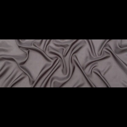 Lucidum Steel Gray Bemberg Lining - Folded