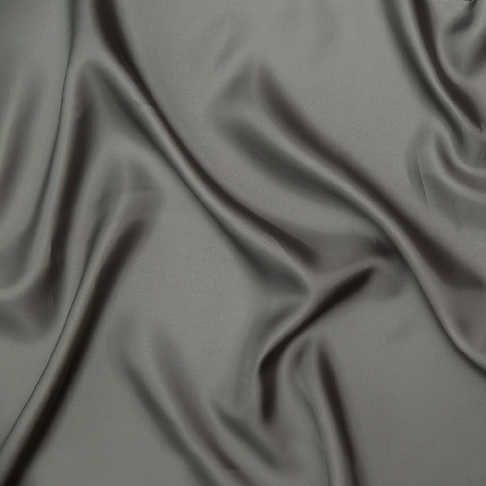 Lustro Medium Gray Twill Bemberg Lining
