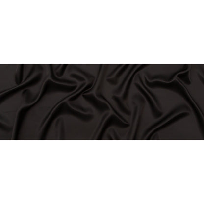 Twill Bemberg Lining - Black - Lustro Collection Folded