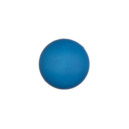 Italian Blue Nylon Shank Back Button - 24L/15mm