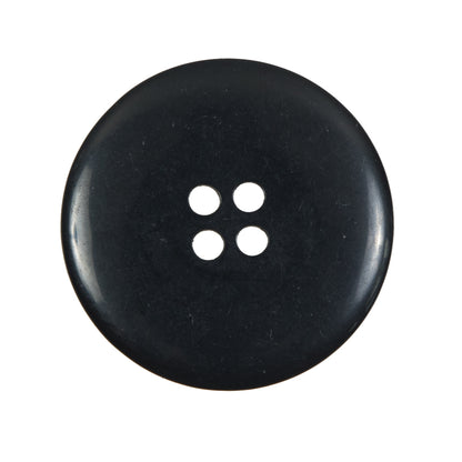 Black Plastic 4-Hole Button - 44L/28mm Detail