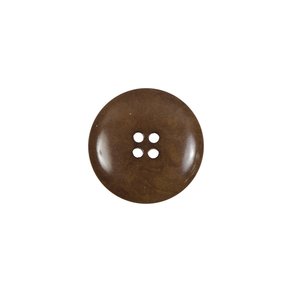 Brown Horn 4-Hole Button - 24L/15mm Detail