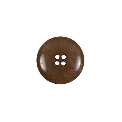 Brown Horn 4-Hole Button - 24L/15mm Detail