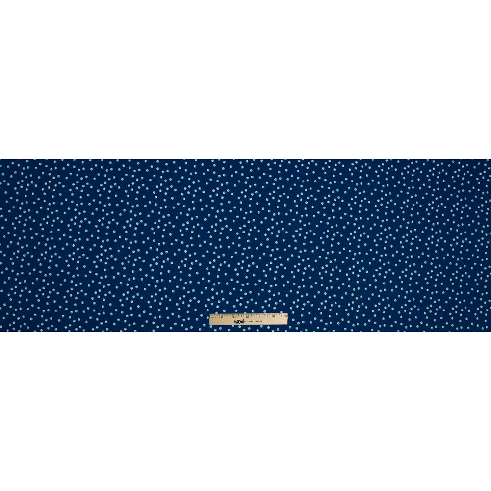 Royal Blue Orbs Cotton Jersey Full