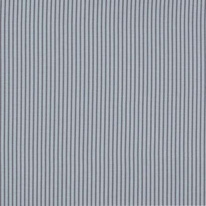 Gray and White Striped Cotton Voile