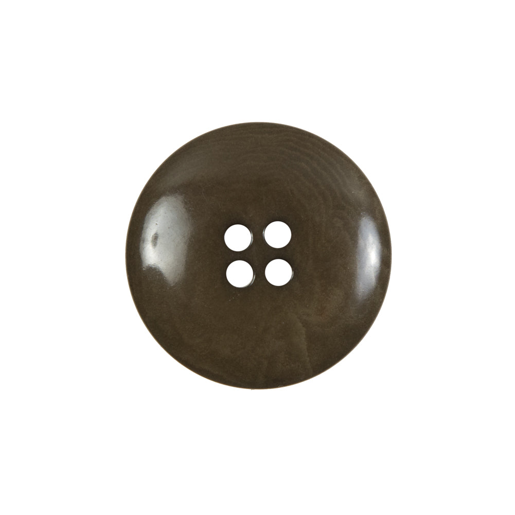 Olive Horn 4-Hole Button - 36L/23mm Detail