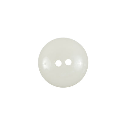 Ivory Plastic 2-Hole Button - 24L/15mm Detail