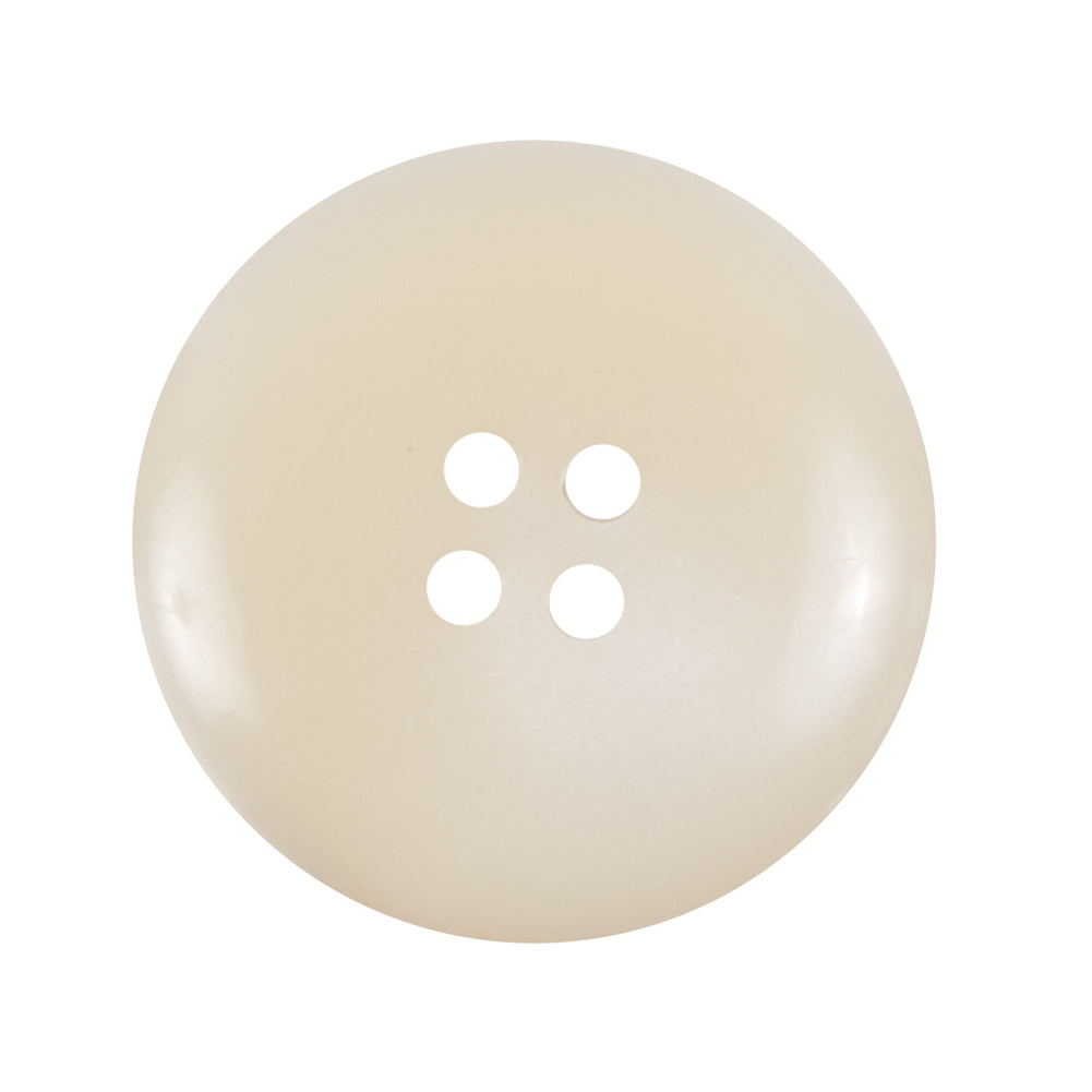 Ivory Plastic 4-Hole Button - 44L/28mm Detail