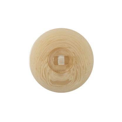 Beige Domed Shank Back Button - 36L/23mm Detail