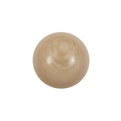 Beige Domed Shank Back Button - 32L/20mm