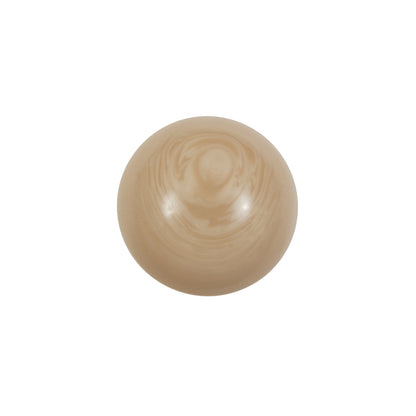 Beige Domed Shank Back Button - 28L/18mm