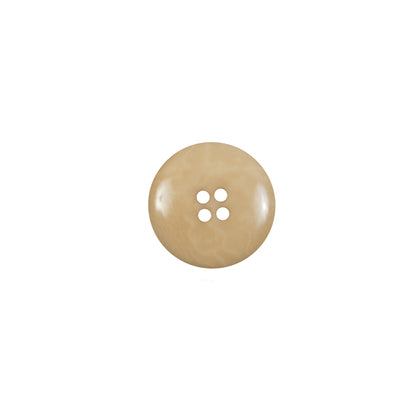 Suntan Swirled Horn 4-Hole Button - 18L/11.5mm Detail