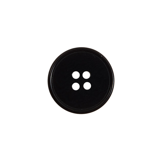 Chocolate Horn 4-Hole Button - 24L/15mm