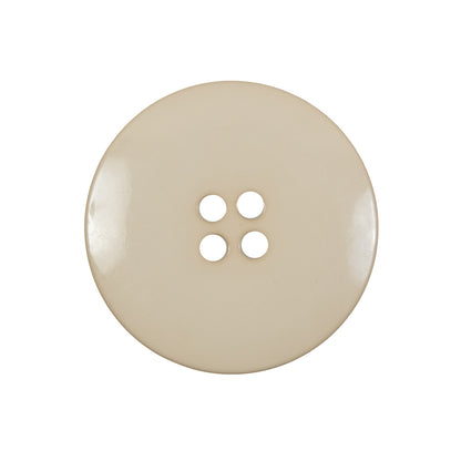Beige Plastic 4-Hole Button - 40L/25.5mm Detail