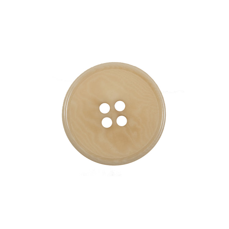 template--26688905969737__main-Light Tan Horn 4-Hole Button - 28L/18mm