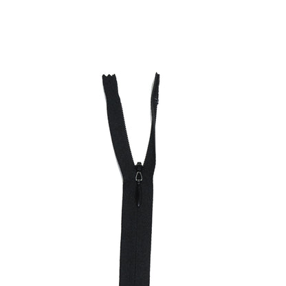 580 Black YKK Invisible Zipper - 8"