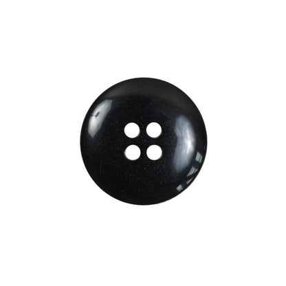 Black Plastic 4-Hole Button - 28L/18mm Detail