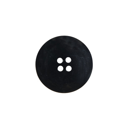 Black Plastic 4-Hole Button - 28L/18mm Detail