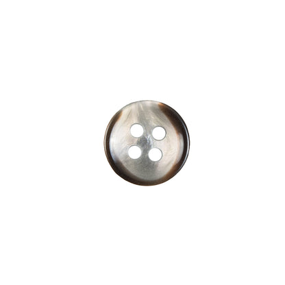 Gray Iridescent Plastic 4-Hole Button - 18L/11.5mm