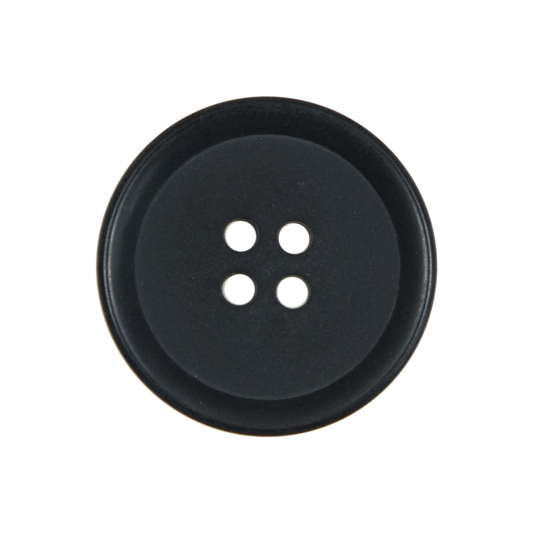 template--25130090922057__main-Matte Black Plastic 4-Hole Button - 38L/24mm
