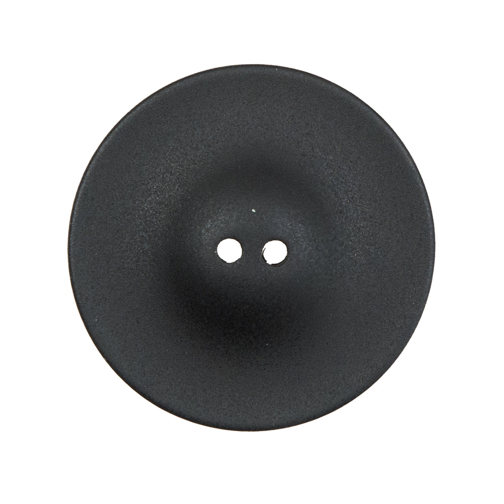 Black and White Swirl Plastic Button - 44L/28mm Detail