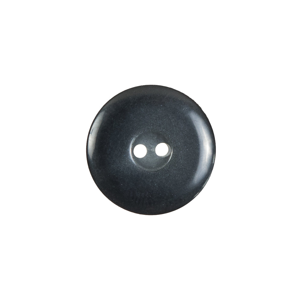 Gray 2-Hole Plastic Button - 28L/18mm