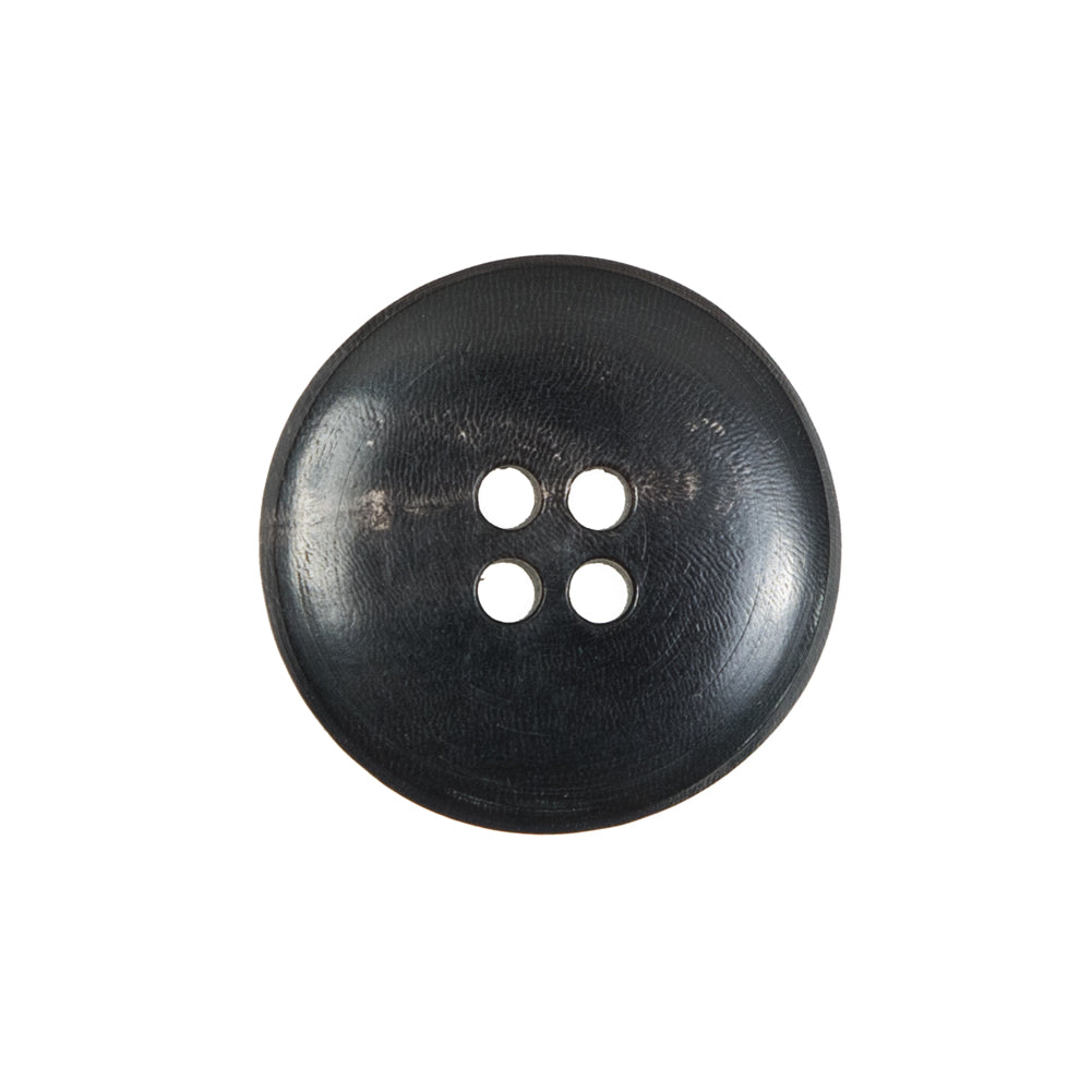 Dark Brown Horn 4-Hole Button - 36L/23mm Detail