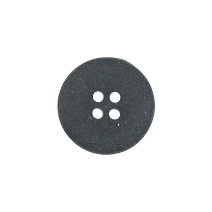 Matte Gray Plastic 4-Hole Button - 32L/20mm Detail