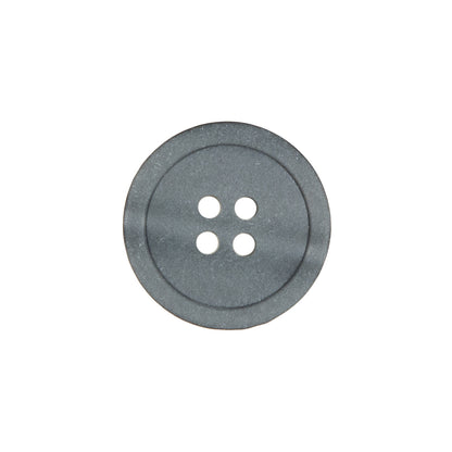 Matte Gray Plastic 4-Hole Button - 32L/20mm