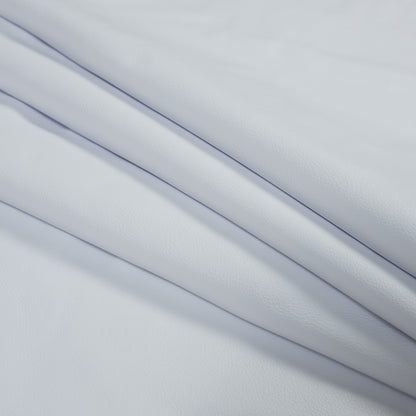 Medium White Doral Half Cow Leather Hide Folded